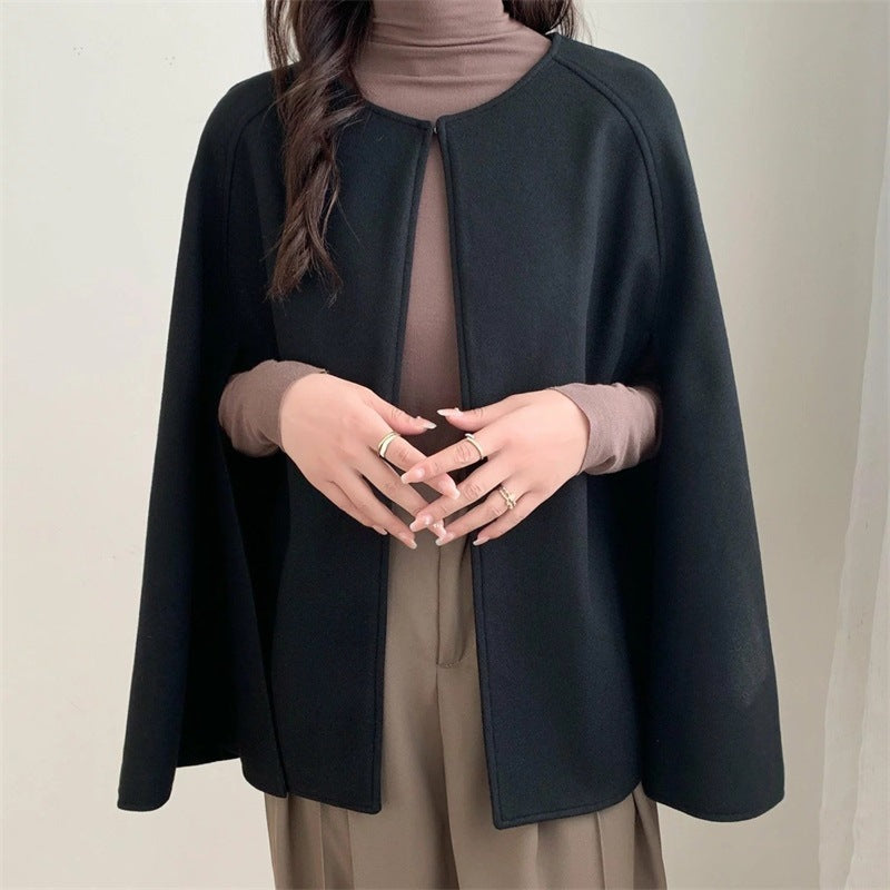 Damen elegante Umhangjacke Drune