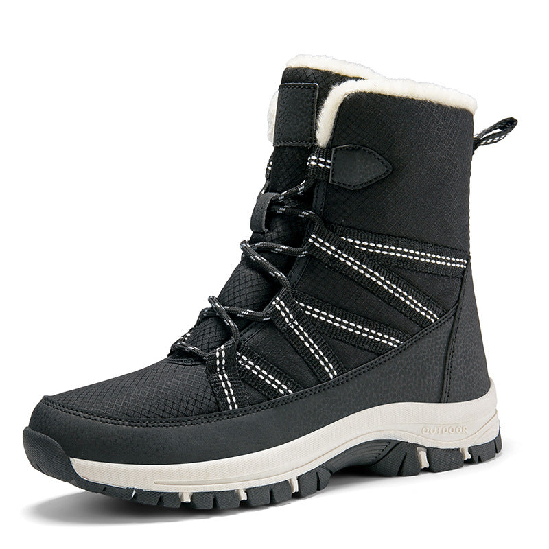 Damen Winterboots mit isolierendem Futter und rutschfester Sohle Drune