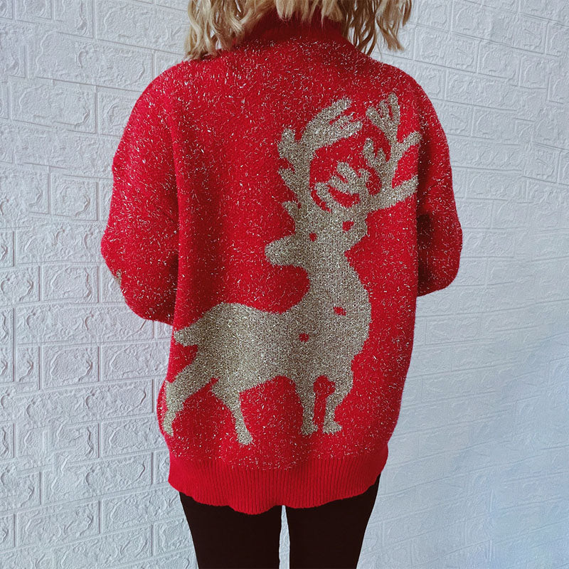 Drune | Klassischer Weihnachtsstrickpullover für Damen