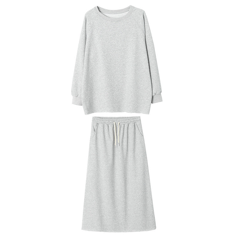 Damen lässiges Freizeit-Set mit bequemem Schnitt und modernen Details Drune