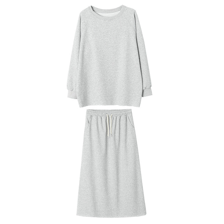 Damen lässiges Freizeit-Set mit bequemem Schnitt und modernen Details Drune