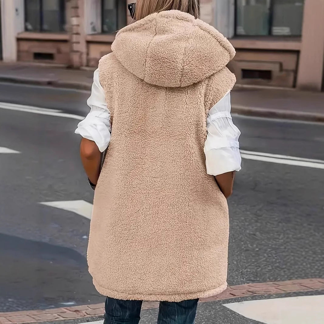 Damen Wendejacke mit sherpa Innenfutter Drune
