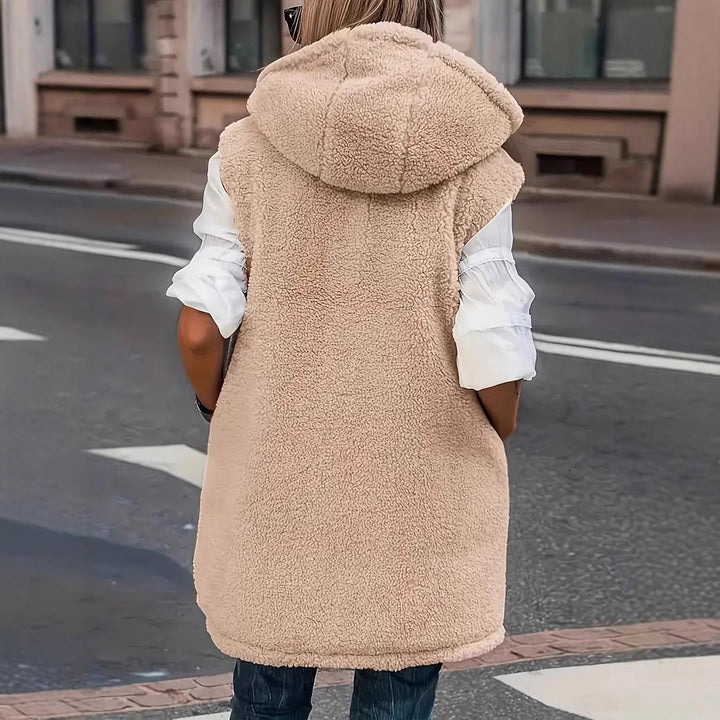 Damen Wendejacke mit sherpa Innenfutter Drune