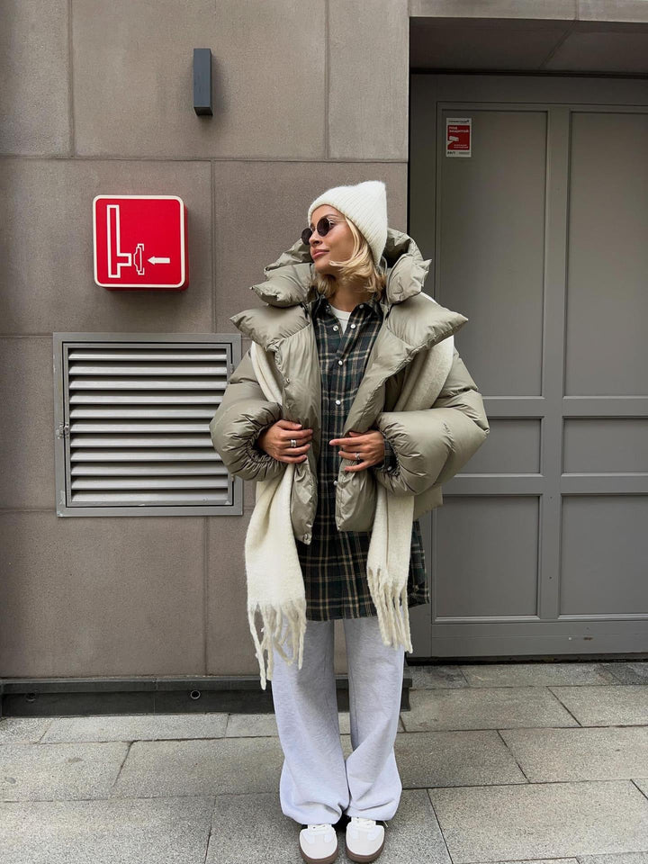 Drune | Puffer-Jacke - Hoher Kragen Design - Warme Isolierung - Moderner Winterstil