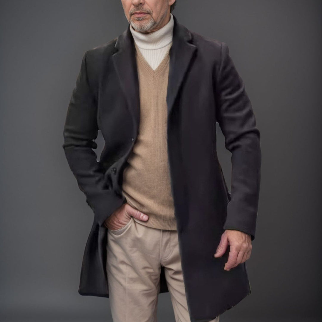 Herren eleganter, taillierter Mantel Drune