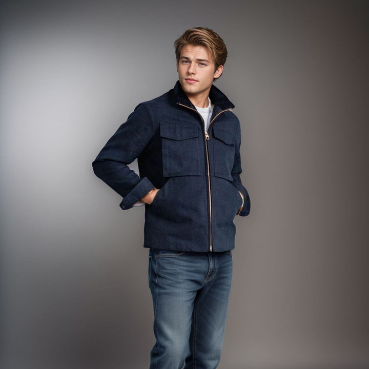 Herren Casual Utility-Jacke Drune