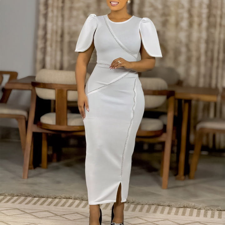 Damen Maxikleid mit elegantem Schnitt und modischen Details Drune