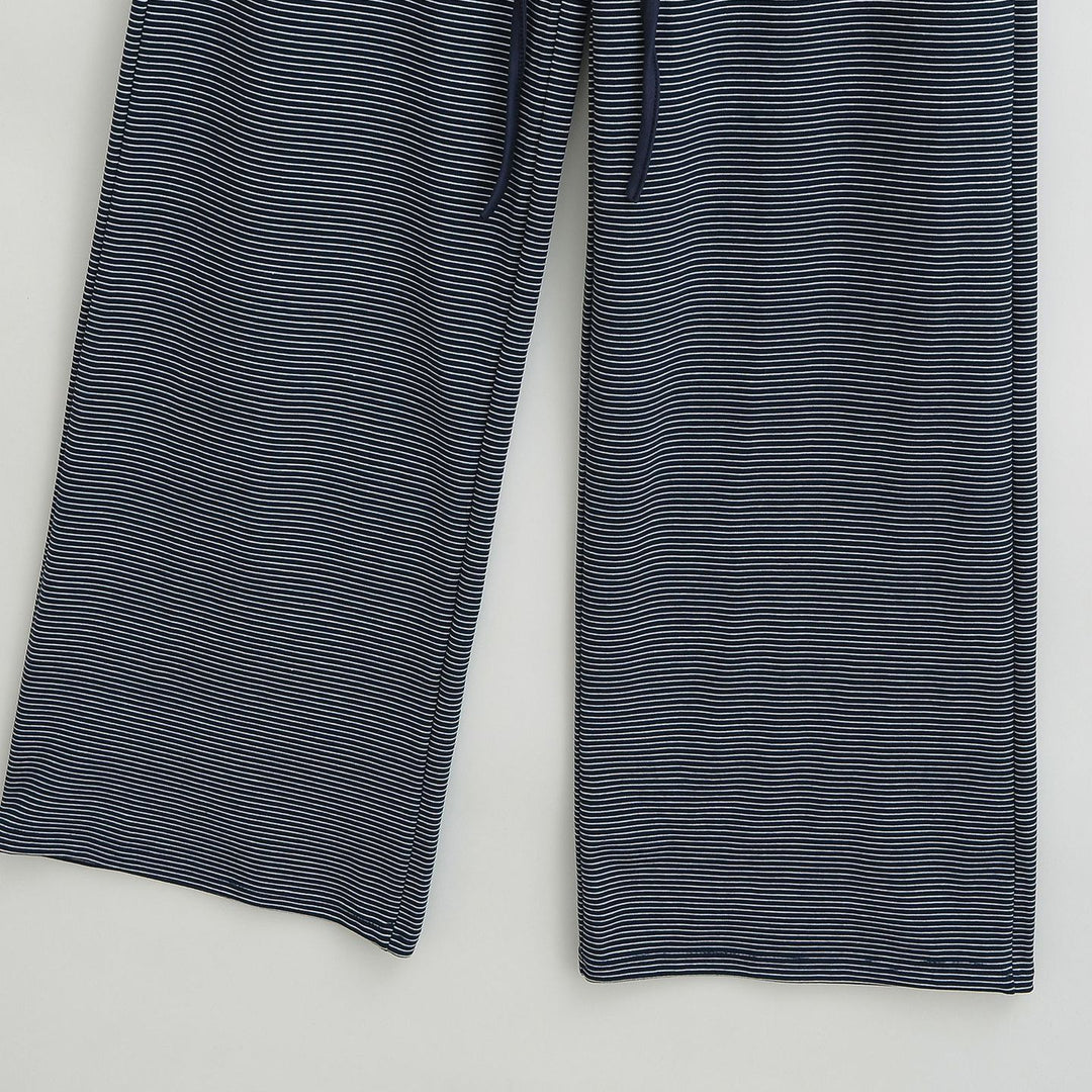 Damen Weite Lounge-Hose mit elastischem Bund und seitlichen Taschen Drune