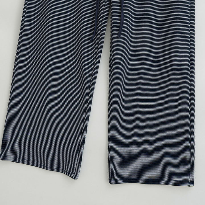 Damen Weite Lounge-Hose mit elastischem Bund und seitlichen Taschen Drune