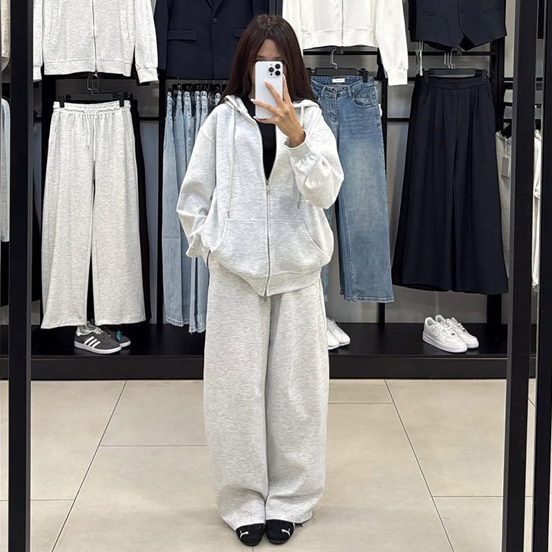 Damen bequemer und stylischer Kapuzenset Drune