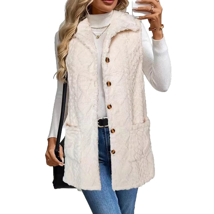 Damen Weste mit weichem Fell Drune