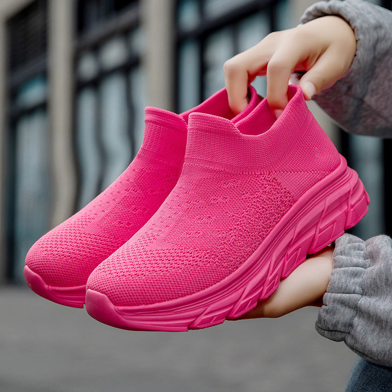 Damen Hochleistungs-Sneaker mit flexiblem Strick-Obermaterial und dämpfender Sohle Drune