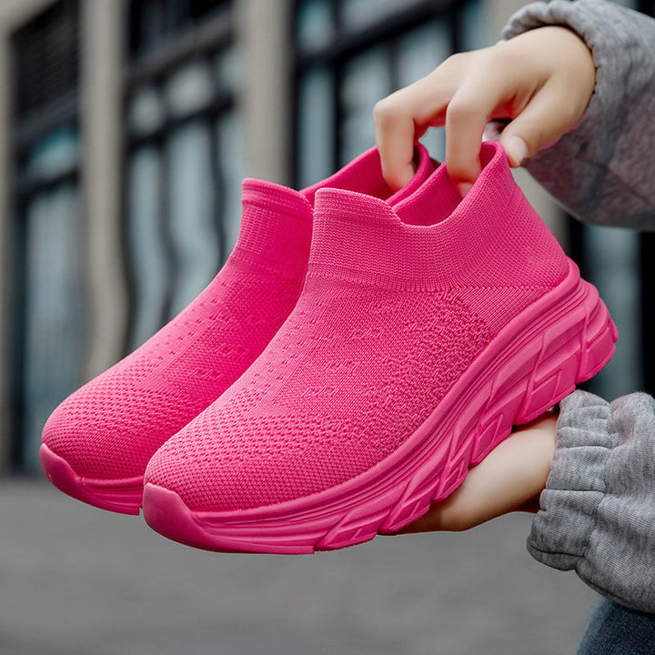 Damen Hochleistungs-Sneaker mit flexiblem Strick-Obermaterial und dämpfender Sohle Drune