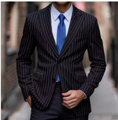 Herren eleganter, kariert Blazer mit schmalem Schnitt und hochwertiger Verarbeitung Drune