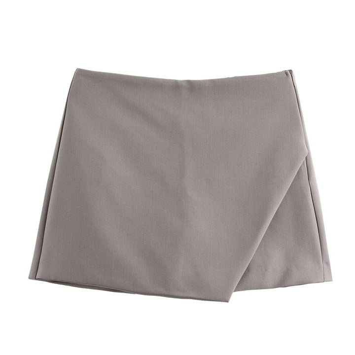 Damen modische Wickel-Shorts aus hochwertigem, elastischem Material Drune