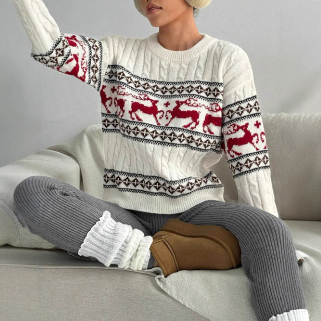 Damen Strickpullover Drune