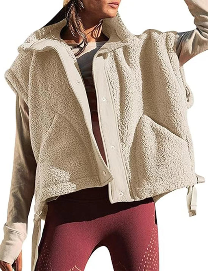 Damen Modische Fleece-Weste Drune