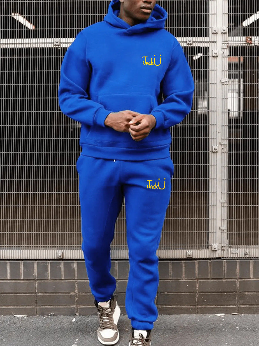 Damen Bequemer Kapuzenpullover und Jogginghose Set Drune