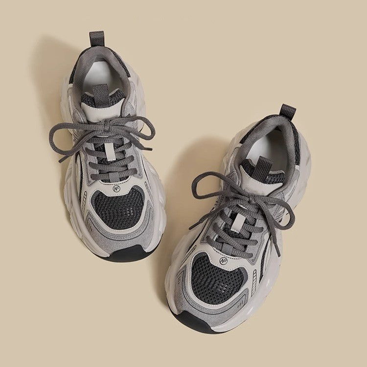 Damen Sportliche und atmungsaktive Sneakers mit dämpfender Sohle Drune