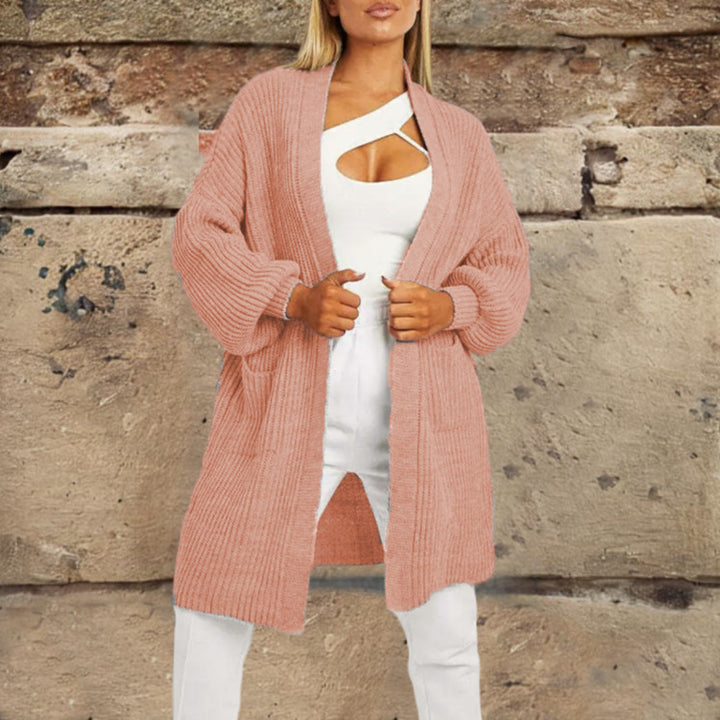 Damen Strickjacke mit einzigartiger Textur und lässigem Schnitt Drune