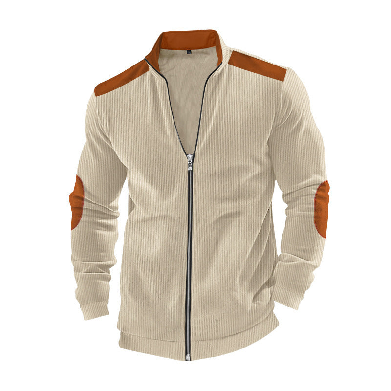 Herren Sportliche Jacke mit Reißverschluss und modischen Akzenten Drune