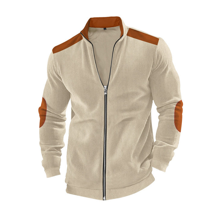 Herren Sportliche Jacke mit Reißverschluss und modischen Akzenten Drune
