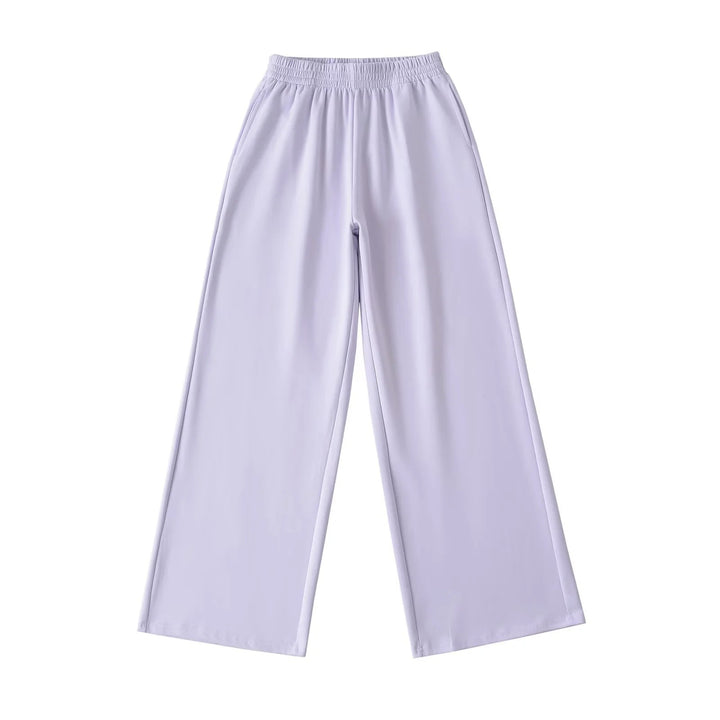 Damen weite Jersey-Hose mit elastischem Bund Drune
