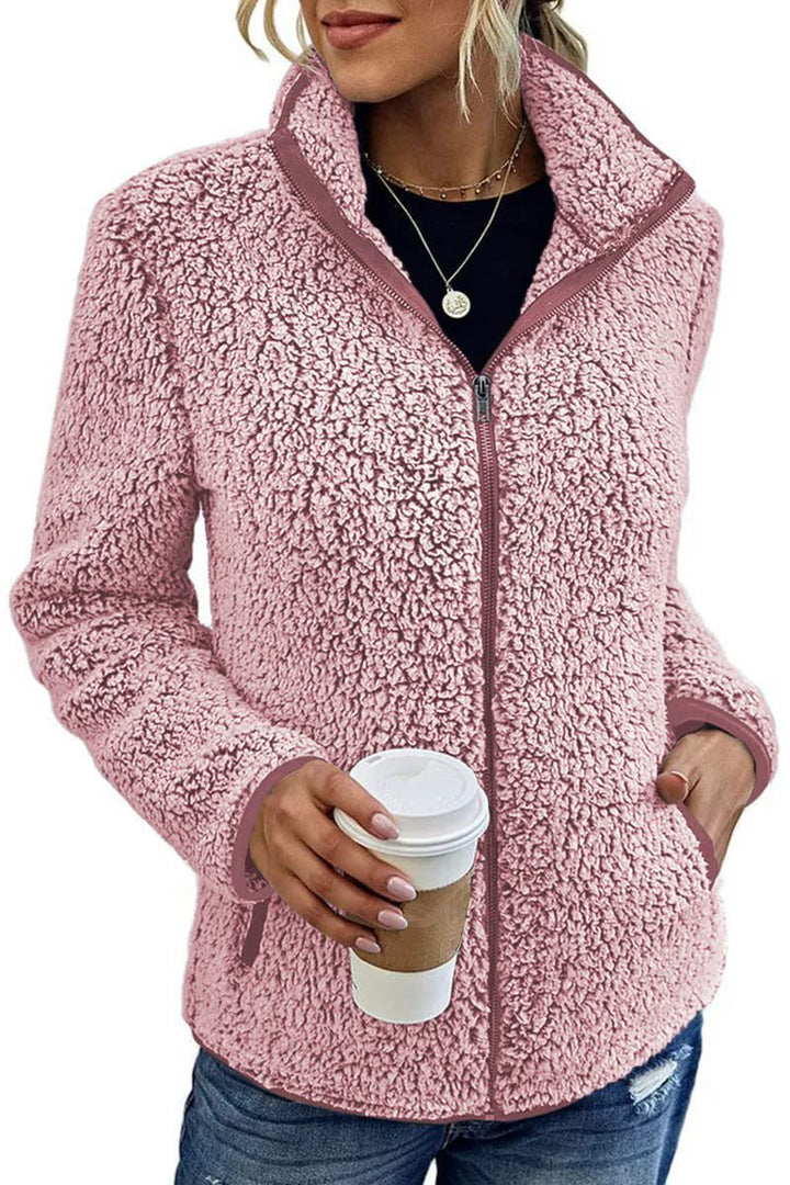 Damen Fleecejacke mit hohem Kragen und weichem Touch Drune