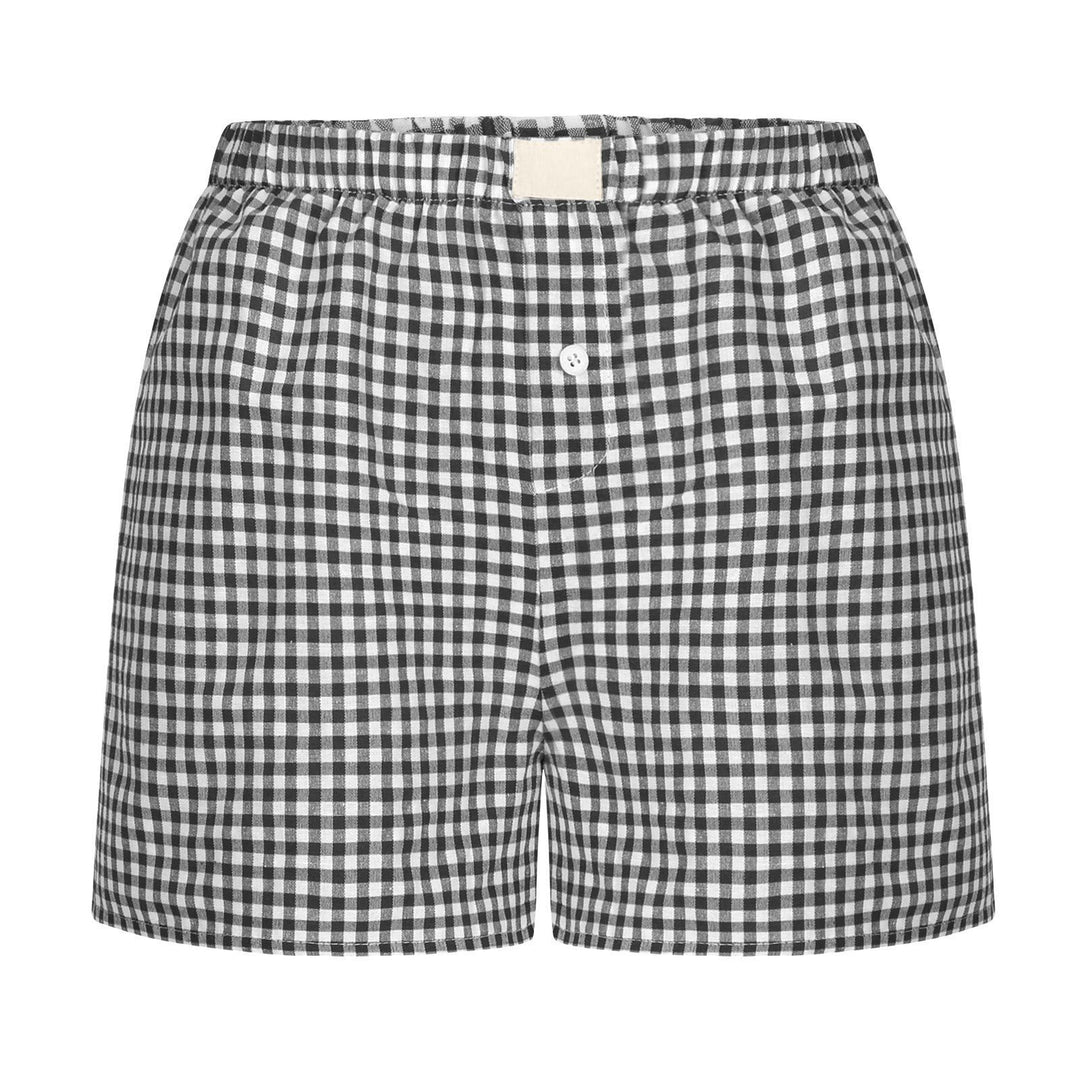 Damen lässige Karohose Drune