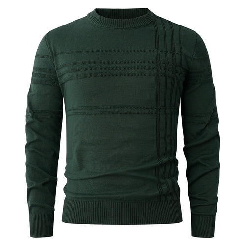 Herren feiner Strickpullover mit strukturiertem Design Drune