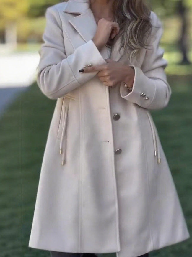 Damen modische Übergangsjacke mit italienischem Schnitt und eleganten Details Drune
