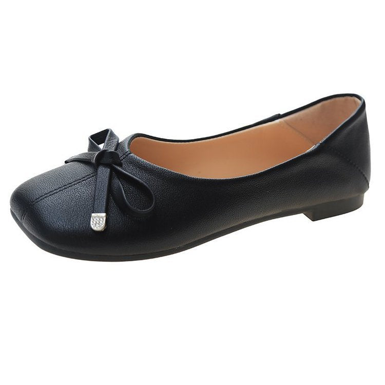 Damen Ballerinas mit dekorativem Schleifen-Detail und rutschfester Sohle Drune