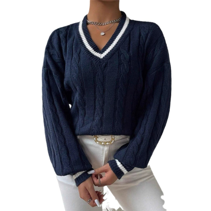Damen Grobstrick Pullover Drune
