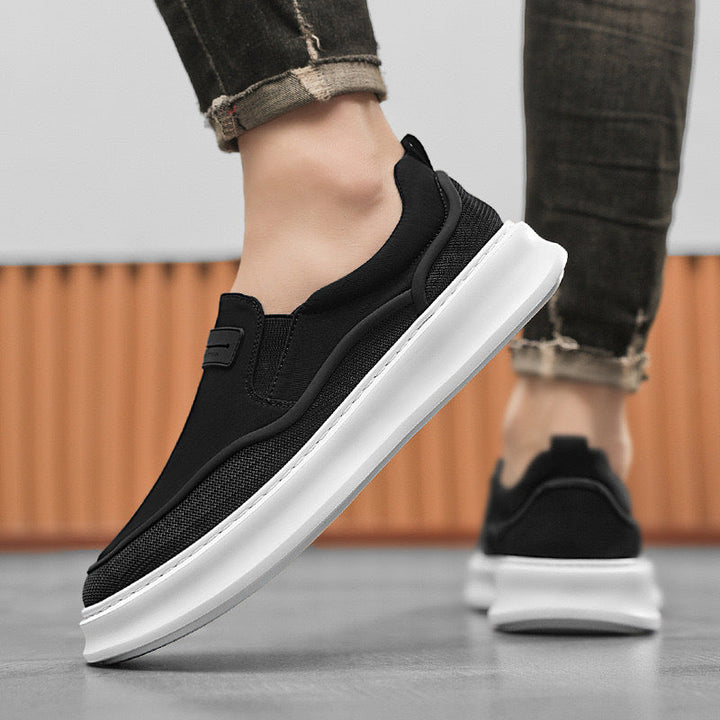 Damen Slip-On Sneakers mit atmungsaktiver Mesh-Oberfläche und dämpfender Sohle Drune