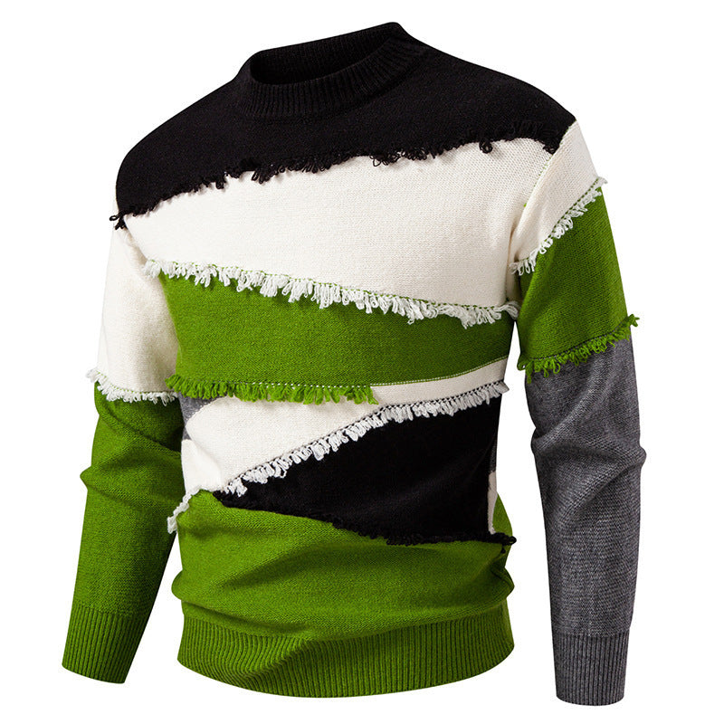 Herren modischer Pullover mit einzigartigem Fransen-Design Drune