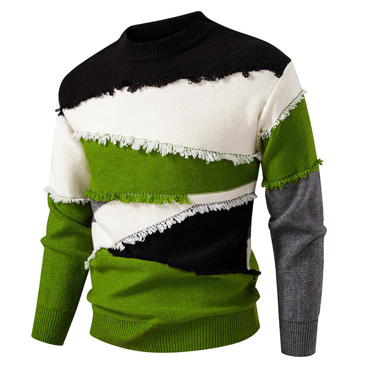 Herren modischer Pullover mit einzigartigem Fransen-Design Drune