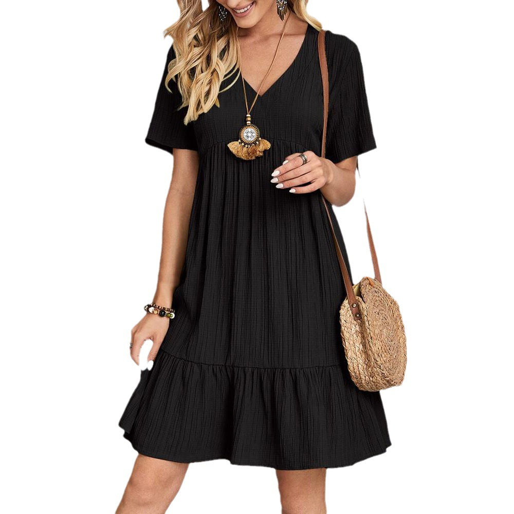 Damen luftiges Midikleid Drune