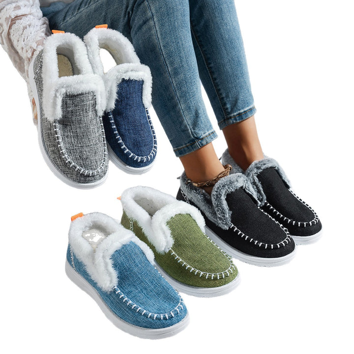 Damen Bequeme und kuschelig gefütterte Sneaker Drune