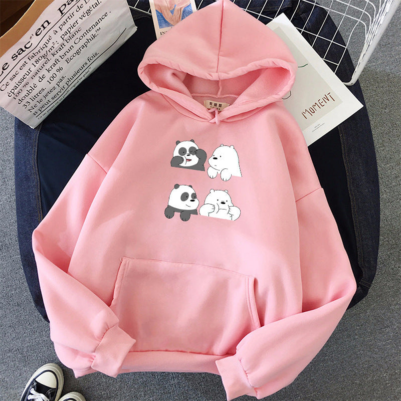 Damen Kuscheliger Kapuzenpullover Drune