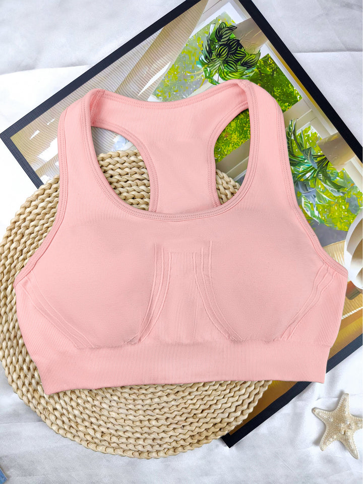 Damen Sport-Bustier mit atmungsaktivem Mischgewebe und stützenden Cups Drune