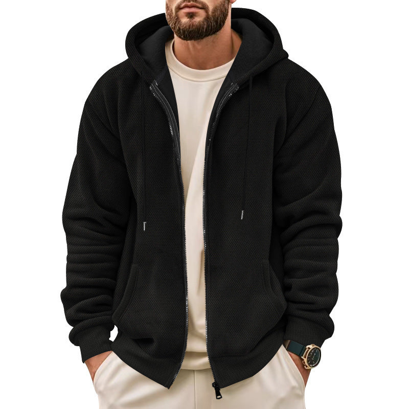 Herren Fleece-Hoodie mit praktischen Taschen Drune