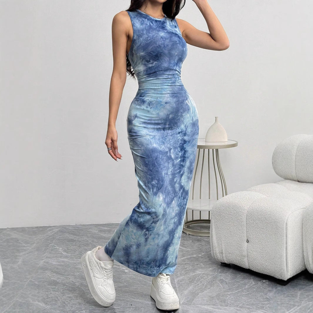 Damen Maxikleid Drune