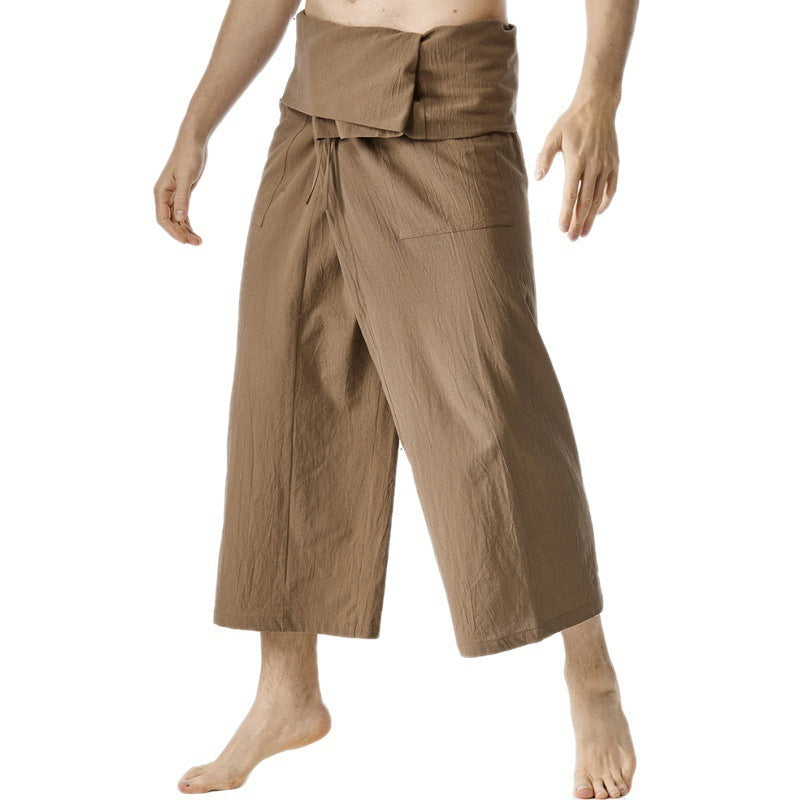 Herren lässige Wickelhosen im modernen Design Drune