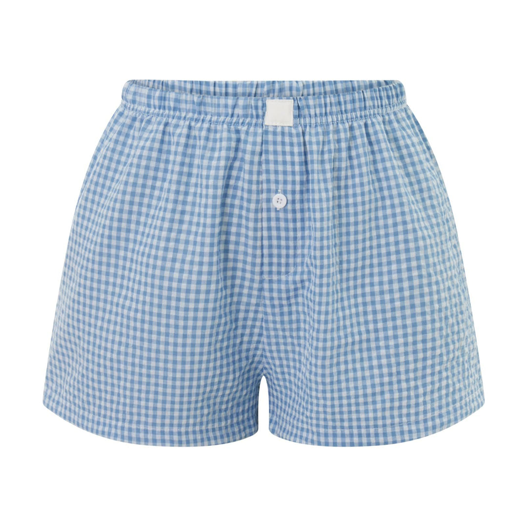 Damen Boxershorts mit kariertem Design Drune