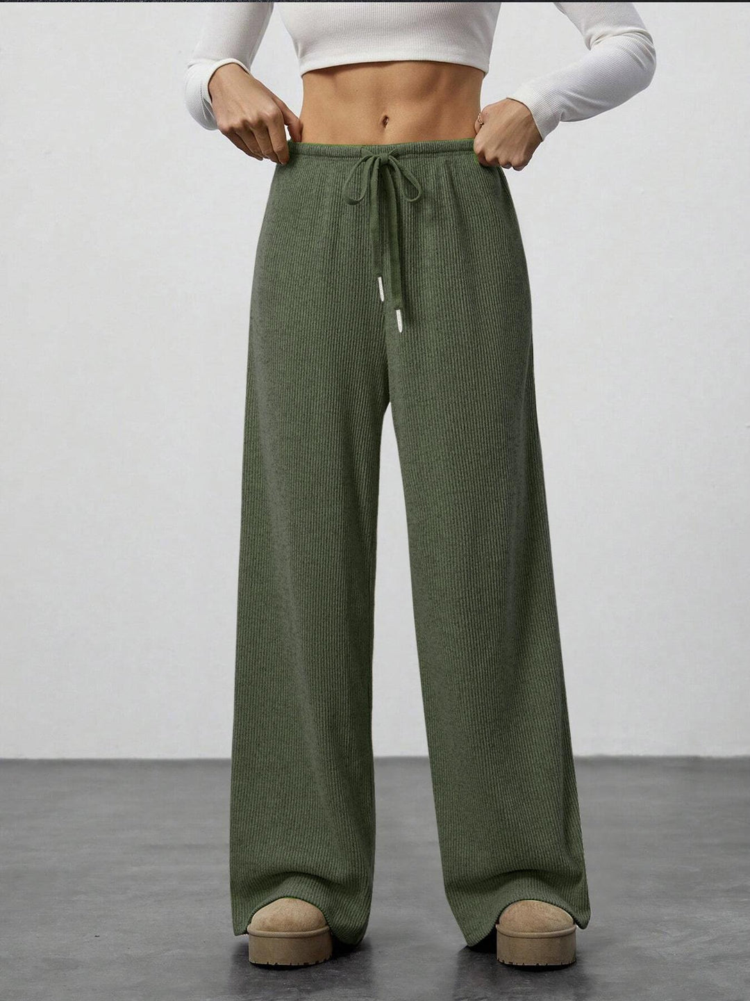 Damen weite Strickhose Drune