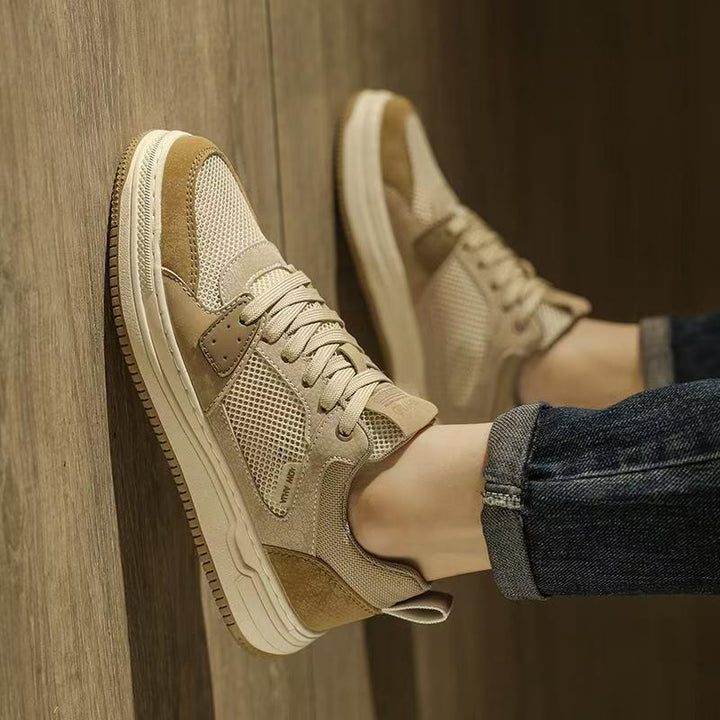Damen Atmungsaktive Freizeit Sneakers mit rutschfester Sohle und gepolstertem Fußbett Drune