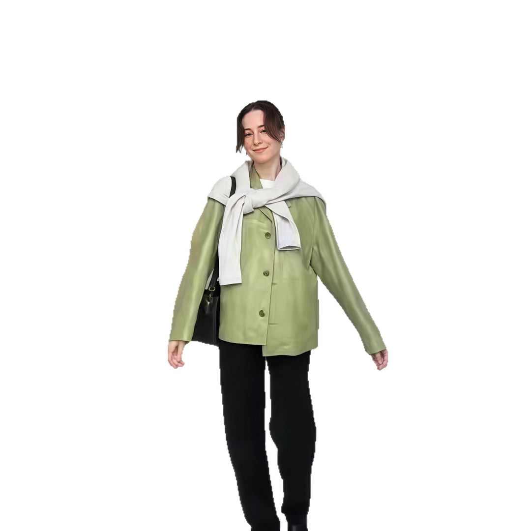 Damen lässige, elegante Blazerjacke mit besonderen Details Drune