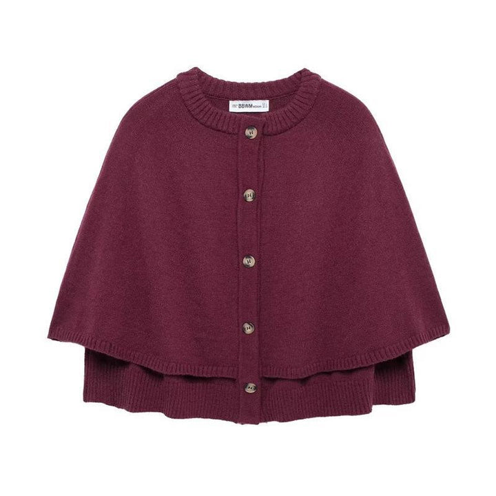 Damen modischer Umhangpullover Drune