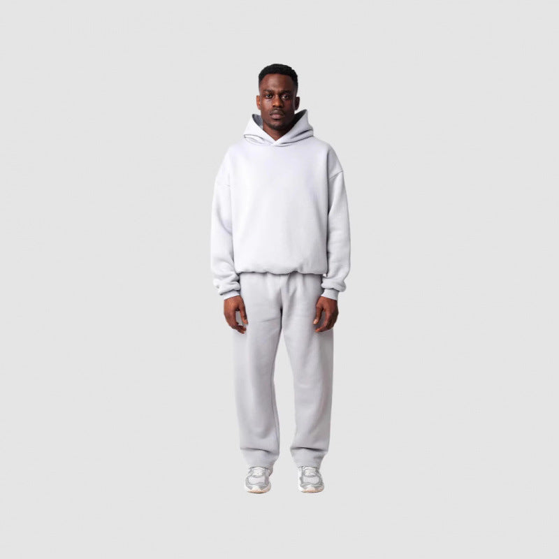 Damen Cozy Sweatshirt- und Hose-Set mit hohem Kragen und lässigem Schnitt Drune