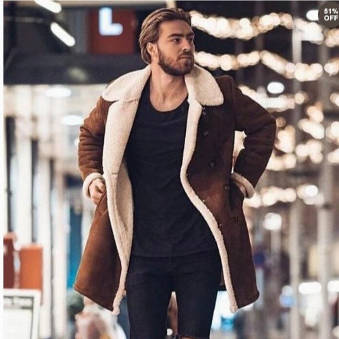Herren gefütterter Wintermantel Drune